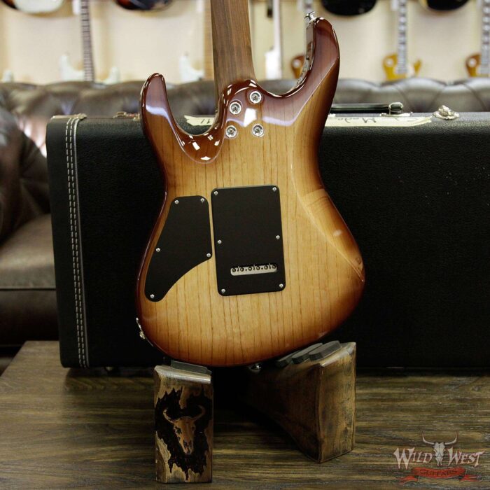 Suhr Modern Swamp Ash HH Pau Ferro Neck with Macassar Ebony Fretboard Natural Burst - Image 16
