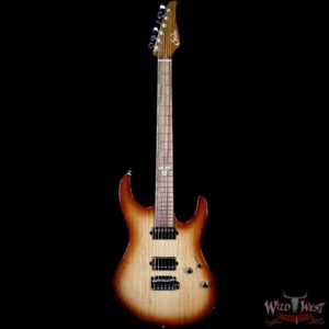 Suhr Modern Swamp Ash HH Pau Ferro Neck with Macassar Ebony Fretboard Natural Burst - Image 5