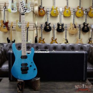Suhr Custom Modern HH Gotoh Floyd Revers Headstock Maple Neck Blue Chill - Image 11