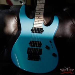 Suhr Custom Modern HH Gotoh Floyd Revers Headstock Maple Neck Blue Chill - Image 15