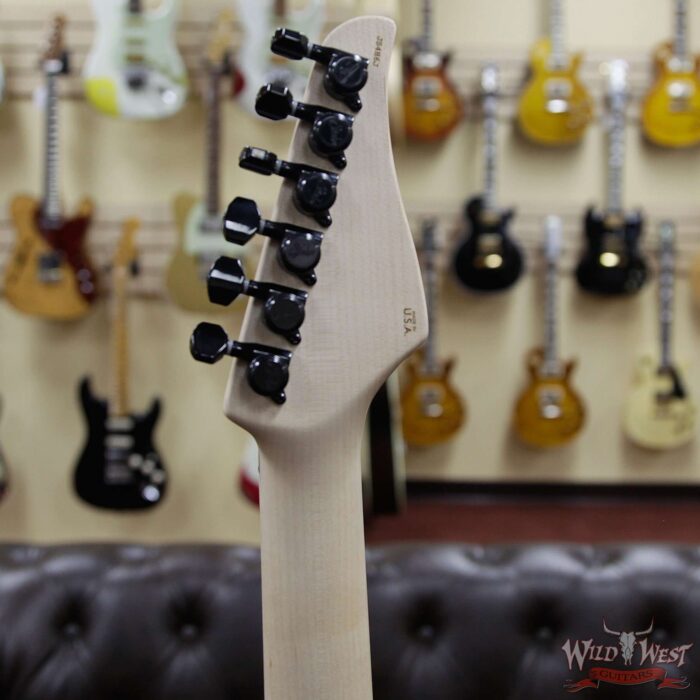 Suhr Custom Modern HH Gotoh Floyd Revers Headstock Maple Neck Blue Chill - Image 9