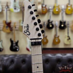 Suhr Custom Modern HH Gotoh Floyd Revers Headstock Maple Neck Blue Chill - Image 7