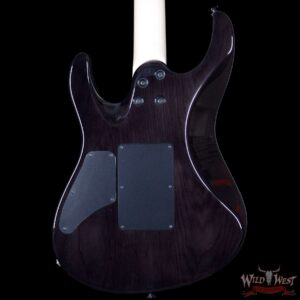 Suhr Modern HH Flame Maple Top Swamp Ash Body Ebony Fretboard Gotoh Floyd Bridge Trans Black - Image 5