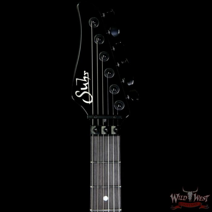 Suhr Modern HH Flame Maple Top Swamp Ash Body Ebony Fretboard Gotoh Floyd Bridge Trans Black - Image 6