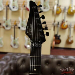 Suhr Modern HSH Floyd Reverse Head Hand Selected Spalted Maple Top Roasted Maple Neck Ebony Board Natural - Image 5