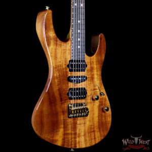 Suhr Modern HSH Koa Body Roasted Maple Neck Indian Rosewood Fretboard Natural - Image 4