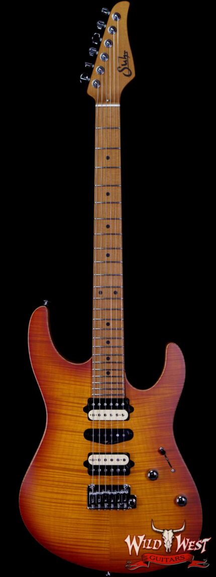 Suhr Modern Satin Flame Top Honey Burst