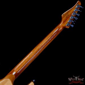 Suhr Custom Modern Set Neck HSH Flame Maple Top Indian Rosewood Fingerboard Trans Purple w/ Blower Switch - Image 7