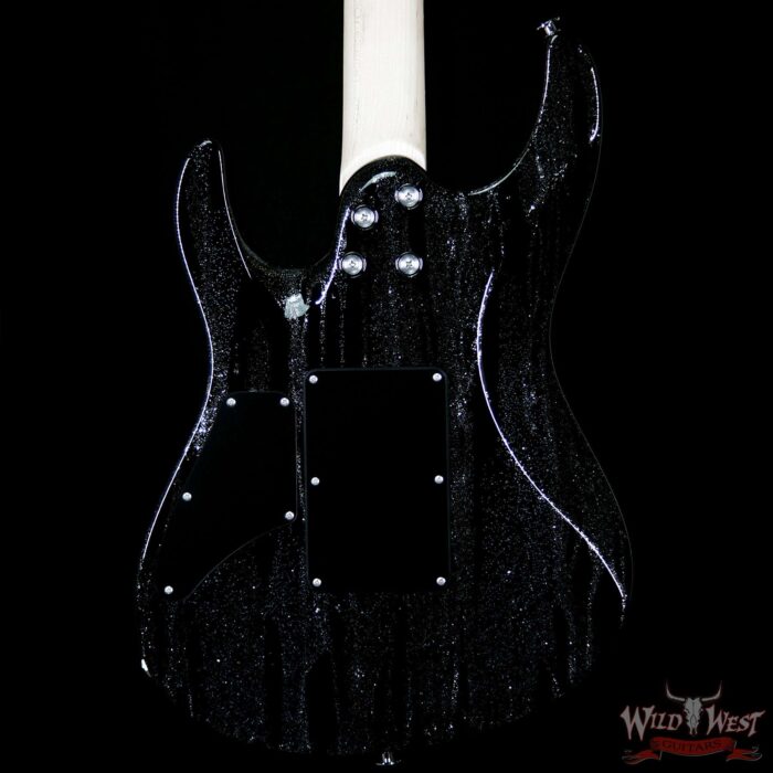 Suhr Modern Alder HH Floyd Ebony Fretboard Silver Sparkle Drip - Image 7