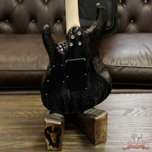 Suhr Modern Alder HH Floyd Ebony Fretboard Silver Sparkle Drip - Image 15