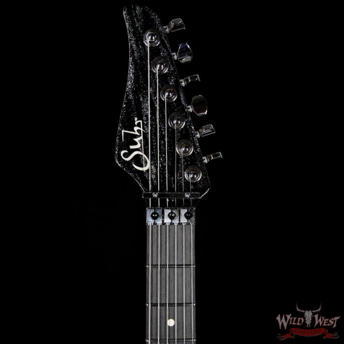 Suhr Modern Alder HH Floyd Ebony Fretboard Silver Sparkle Drip - Image 8