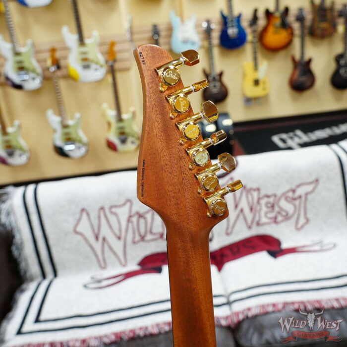 Suhr Custom Modern HSH Flame Maple Top Genuine Mahogany Body & Neck Indian Rosewood Fingerboard Magenta Pink 7.95 LBS - Image 10
