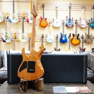 Suhr Custom Modern HSH Flame Maple Top Genuine Mahogany Body & Neck Indian Rosewood Fingerboard Magenta Pink 7.95 LBS - Image 8