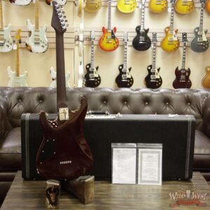 Suhr Select Custom Standard Arch Top HH Semi-Hollow Spruce Top Mahogany Body Aged Cherry Burst - Image 9