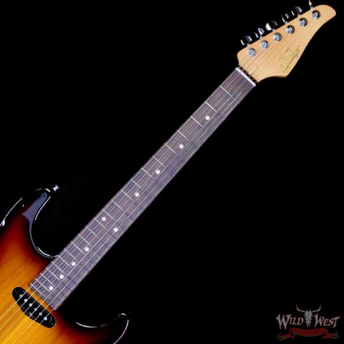 Suhr Custom Classic S Antique SH Rear Rout Indian Rosewood Fingerboard 2 Tone Tobacco Burst 7.35 LBS - Image 4
