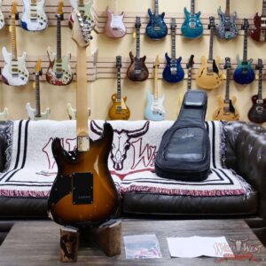 Suhr Custom Classic S Antique SH Rear Rout Indian Rosewood Fingerboard 2 Tone Tobacco Burst 7.35 LBS - Image 10
