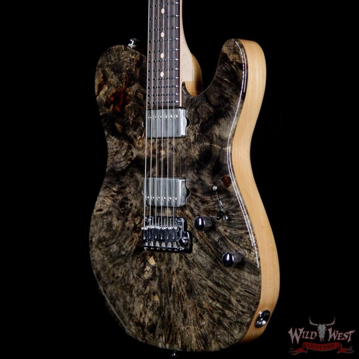 2016 Suhr Classic T 24 Buckeye Burl Top Cocobolo Fingerboard Natural - Image 2