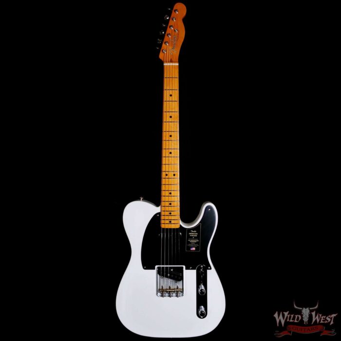 2025 Fender Limited Edition American Vintage II 1951 Telecaster Maple Fingerboard Prototype White 7.15 LBS - Image 3