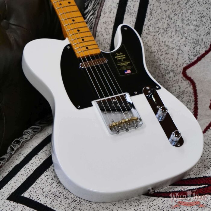 2025 Fender Limited Edition American Vintage II 1951 Telecaster Maple Fingerboard Prototype White 7.15 LBS - Image 10