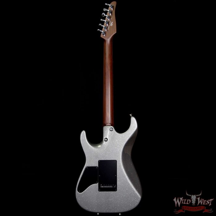 Tom Anderson Pro Am Chocolate Maple Neck Rosewood Fingerboard with VA Booster Reverse Head Sparkle Charcoal - Image 6