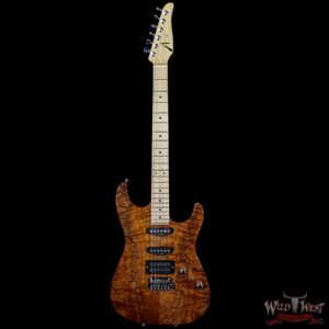 Tom Anderson Drop Top HSS Private Reserve Koa Top Mahogany Body Carmel Maple Neck Natural - Image 5