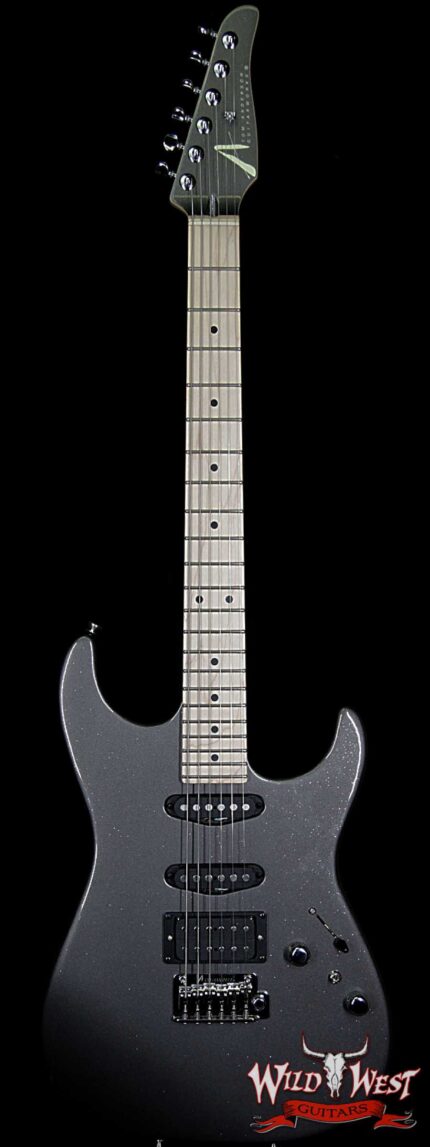 Tom Anderson Pro Am Chocolate Maple Neck & Fingerboard with VA Booster Sparkle Charcoal