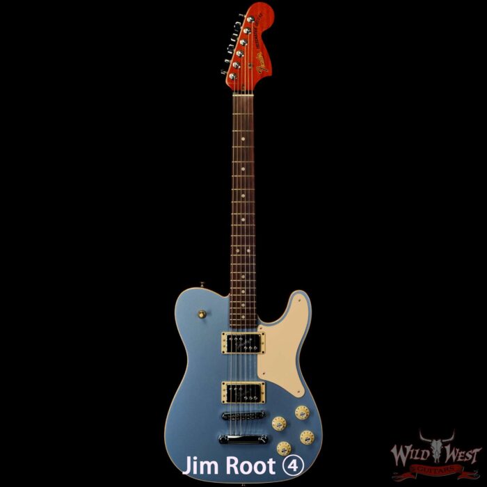 Jim Root Collection 2018 Fender Limited Edition Troublemaker Telecaster Ice Blue Metallic - Image 3