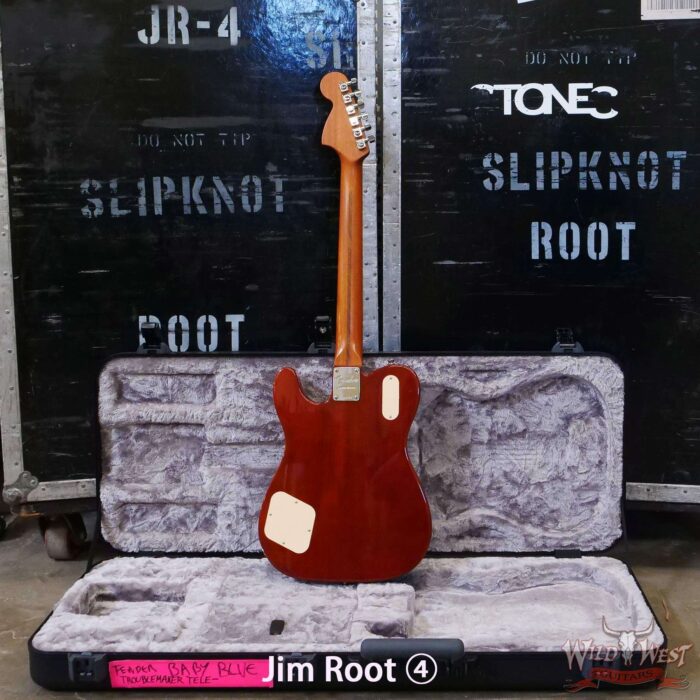 Jim Root Collection 2018 Fender Limited Edition Troublemaker Telecaster Ice Blue Metallic - Image 7