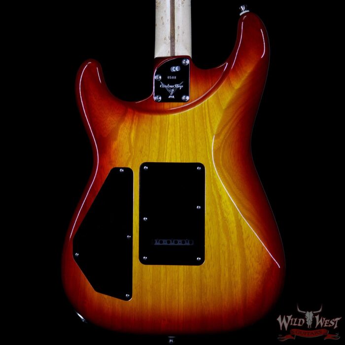 1999 Fender Custom Shop Carved Top Stratocaster Quilt Maple Top Birdseye Neck Sunburst - Image 7