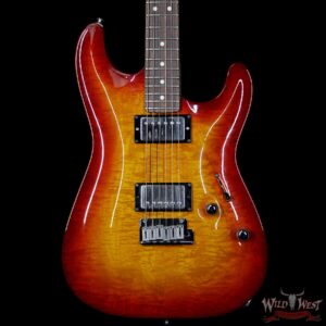 1999 Fender Custom Shop Carved Top Stratocaster Quilt Maple Top Birdseye Neck Sunburst - Image 3