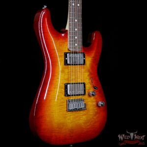 1999 Fender Custom Shop Carved Top Stratocaster Quilt Maple Top Birdseye Neck Sunburst - Image 4
