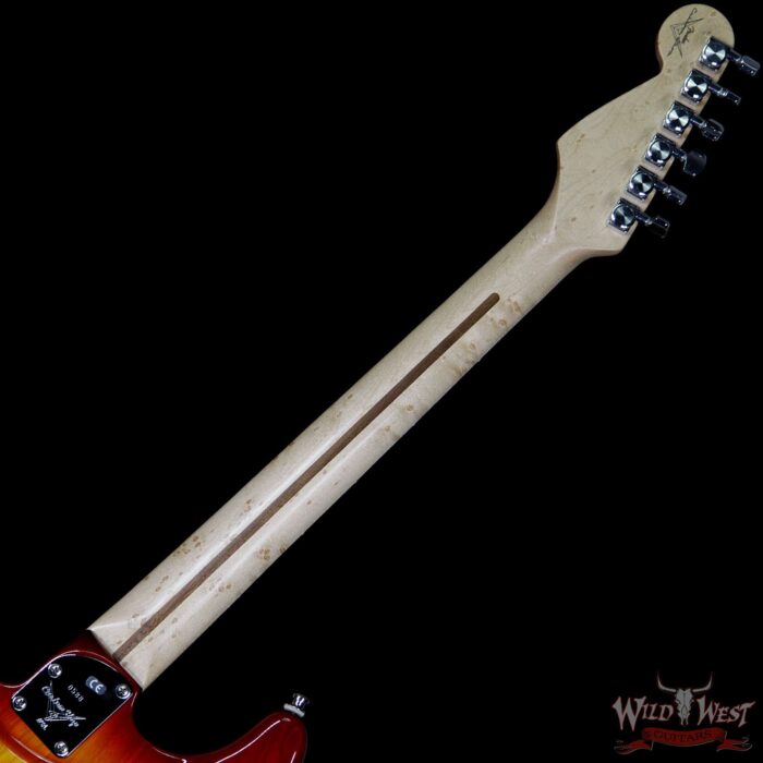 1999 Fender Custom Shop Carved Top Stratocaster Quilt Maple Top Birdseye Neck Sunburst - Image 11