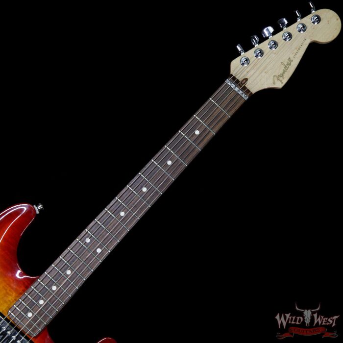 1999 Fender Custom Shop Carved Top Stratocaster Quilt Maple Top Birdseye Neck Sunburst - Image 9