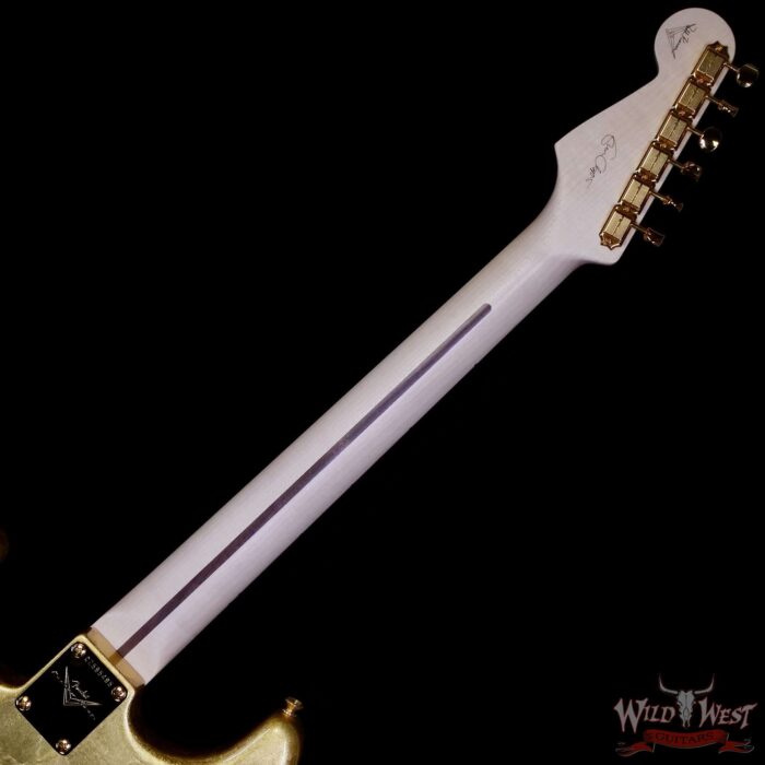 Fender Custom Shop Todd Krause Masterbuilt Eric Clapton Signature Stratocaster NOS Gold Leaf 8.00 lbs - Image 5