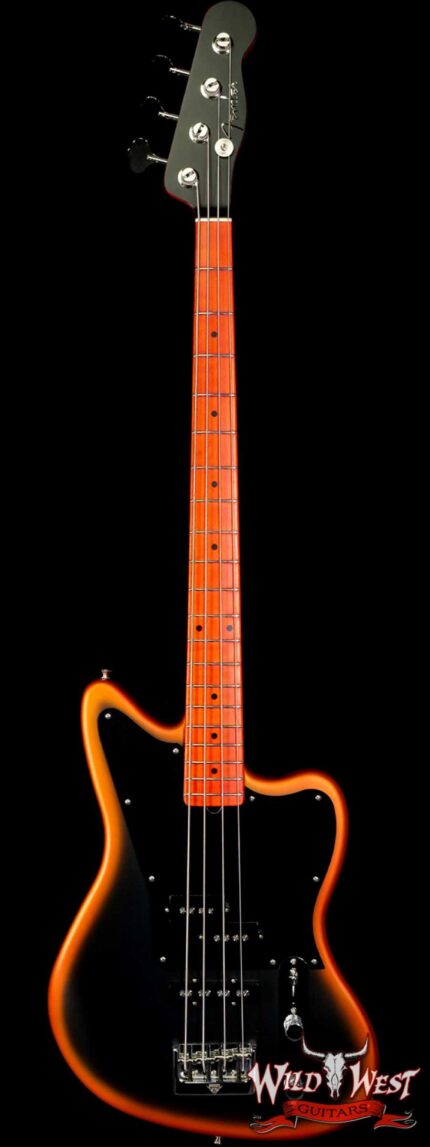 2020 NAMM Fender Custom Shop Jason Smith Masterbuilt Offset Tele Bass NOS P/J Pickups Solar Eclipse Burst