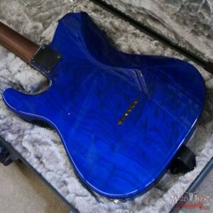 Jim Root Collection Warmoth Quilt Maple Top Telecaster Rosewood Neck Ebony Fingerboard Trans Blue - Image 11
