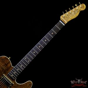 Fender Custom Shop Masterbuilt Dennis Galuszka Artisan Claro Walnut Telecaster HH African Blackwood Board - Image 10