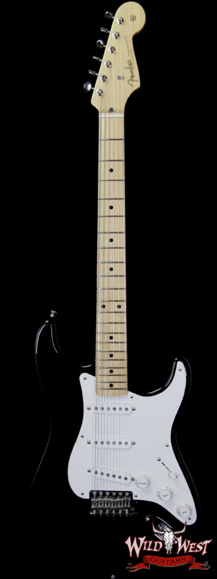 Fender USA American Vintage `56 1956 Stratocaster Maple Neck & Fretboard Black V1738678 - Image 1