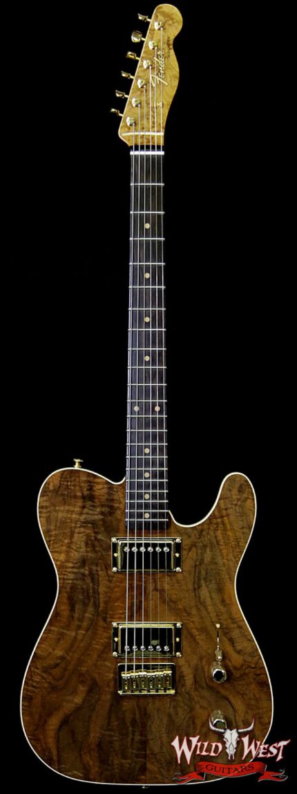 Fender Custom Shop Masterbuilt Dennis Galuszka Artisan Claro Walnut Telecaster HH African Blackwood Board