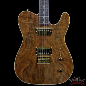 Fender Custom Shop Masterbuilt Dennis Galuszka Artisan Claro Walnut Telecaster HH African Blackwood Board - Image 3