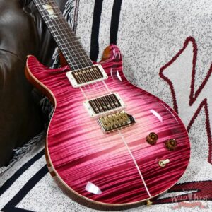 Paul Reed Smith PRS Private Stock # 11309 Santana Retro Flame Maple Top Brazilian Rosewood Fingerboard Raspberry Glow 8.00 lbs - Image 9