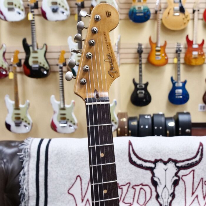 Fender Custom Shop Ron Jessurun Apprentice Built Modernized 1960 Stratocaster Relic Super Aged Olympic White 7.45 lbs - Image 7