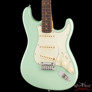 Fender American Ultra Luxe Vintage '60s Stratocaster Rosewood Fingerboard Surf Green 7.70 lbs - Image 2