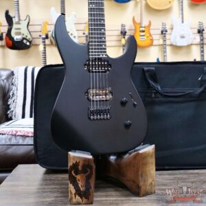 Jackson American Series Virtuoso HT Hardtail Streaked Ebony Fingerboard Satin Black 7.45 lbs - Image 6