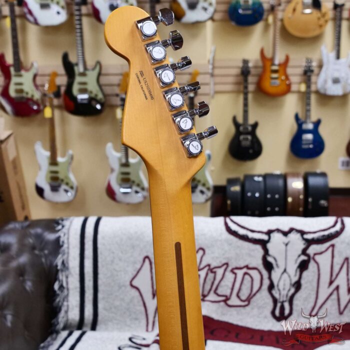 Fender American Ultra Luxe Vintage '60s Stratocaster Rosewood Fingerboard Surf Green 7.70 lbs - Image 9