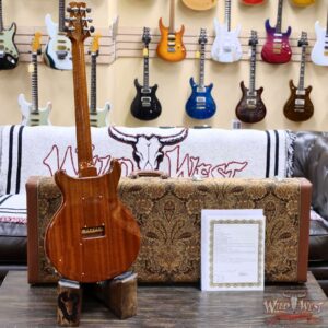 Paul Reed Smith PRS Private Stock # 11309 Santana Retro Flame Maple Top Brazilian Rosewood Fingerboard Raspberry Glow 8.00 lbs - Image 10