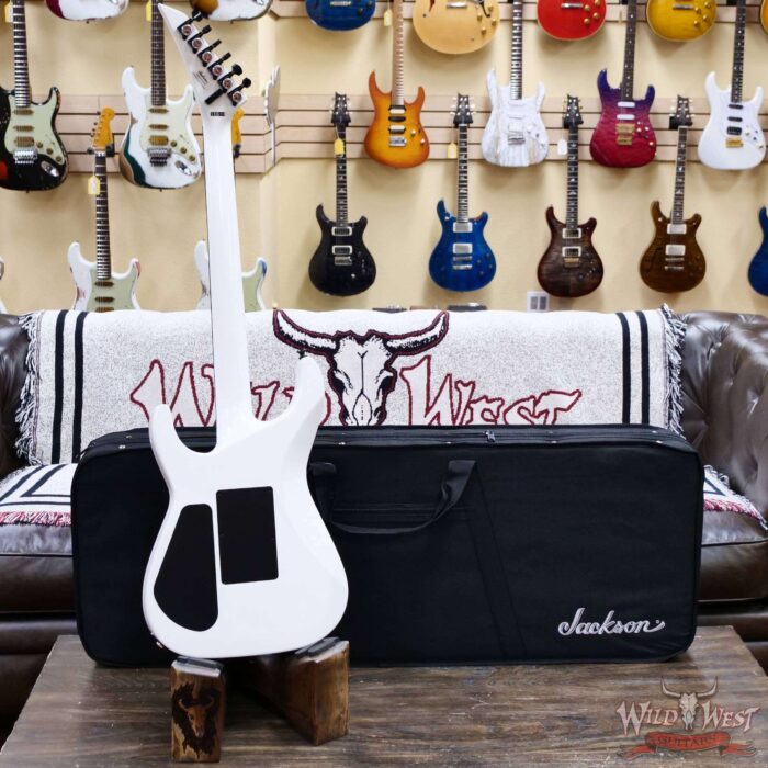 Jackson American Series Soloist SL2 DX Floyd Rose Ebony Fingerboard Snow White 8.70 lbs - Image 7