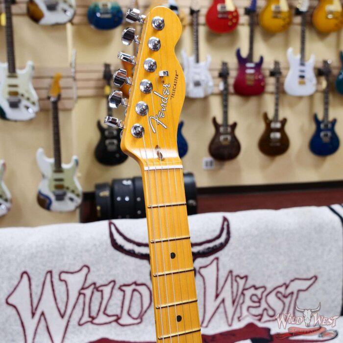 Fender American Ultra Luxe Vintage '50s Telecaster Maple Fingerboard Butterscotch Blonde 6.65 lbs - Image 6