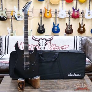 Jackson American Series Virtuoso HT Hardtail Streaked Ebony Fingerboard Satin Black 7.45 lbs - Image 4