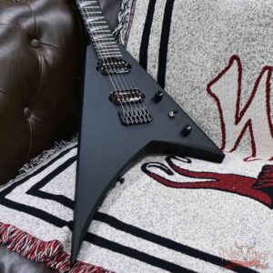 Jackson American Series Rhoads RR24 HT Hardtail Ebony Fingerboard Satin Black 7.10 lbs - Image 6